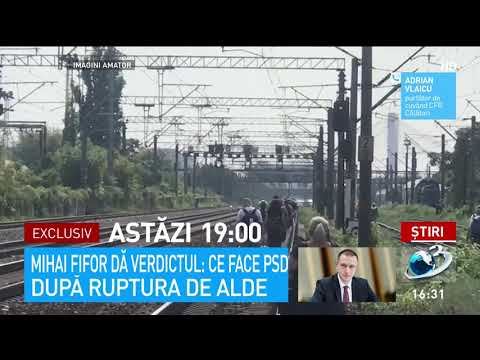 Clipe de coşmar pentru călători chiar înainte de intrarea în Gara de Nord