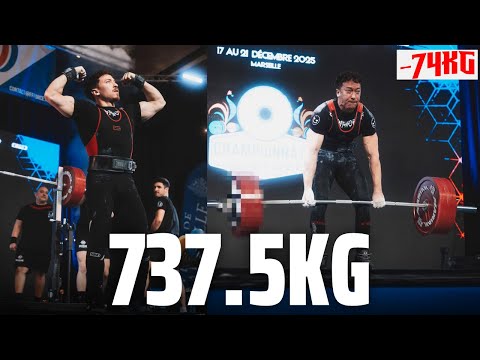 Panagiotis Tarinidis -74kg | 737.5kg Total | France Nationals 2025