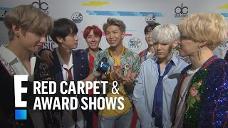 BTS Talks "Amazing" Performance at 2017 AMAs | E! Live from the Red Carpet