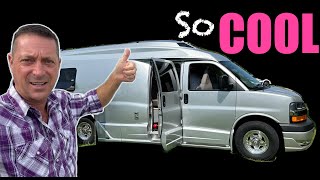 ROADTREK POPULAR 210, Chevy Chassis Camper Van Tour with a King Bed