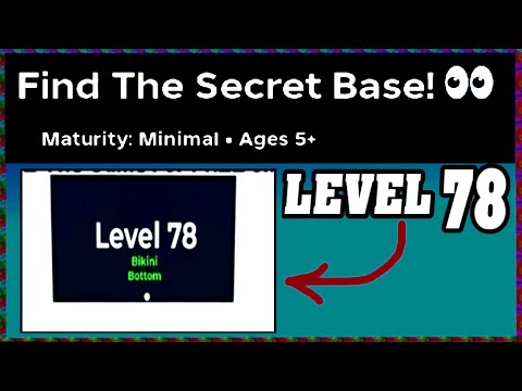LEVEL 78 FIND THE SECRET BASE Walkthrough 👀 [Roblox] [Full Guide English]