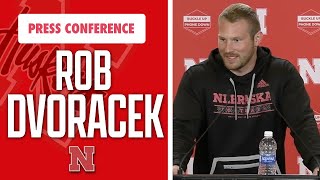 Nebraska Football LB Coach Rob Dvoracek on Husker LB room this spring I Nebraska Huskers I GBR