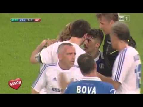 Moreno Nedved, rissa alla Partita del Cuore  dopo il tunnel la vendetta di Pavel