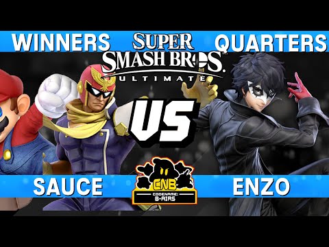 Smash Ultimate Tournament Winners Quarters - SAUCE (Falcon / Mario) vs Enzo (Joker) - CNB 207