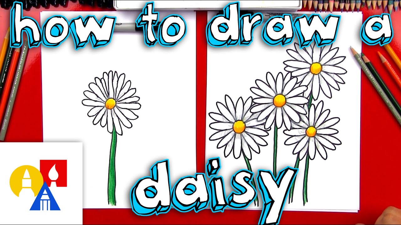 How To Draw A Daisy Flower