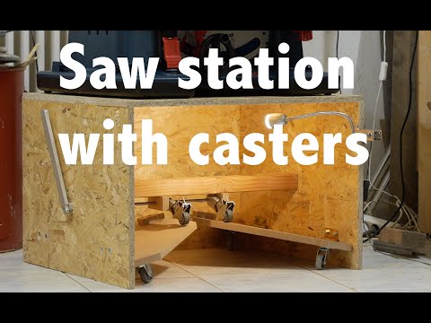 Smooth retractable casters single action DIY