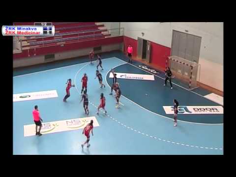 29.03.2015. ŽRK Minaqua - ŽRK Medicinar 1. poluvreme