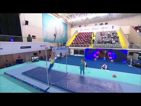 Volodymyr Kostiuk. 2020 European Junior Championships. EF. HB