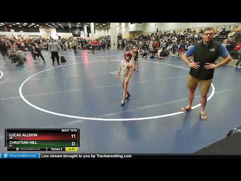63 Lbs Cons. Round 3 - Lucas Allison, NE Vs Christian Hill, AL 5f8e