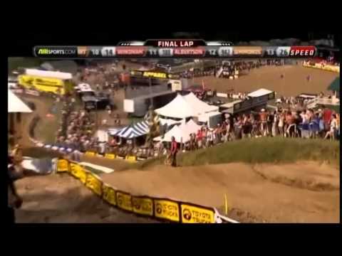 Ryan Dungey & Ryan Villopoto battle at Millville 2011,Reeds wild wreck over the Chadapolt!!
