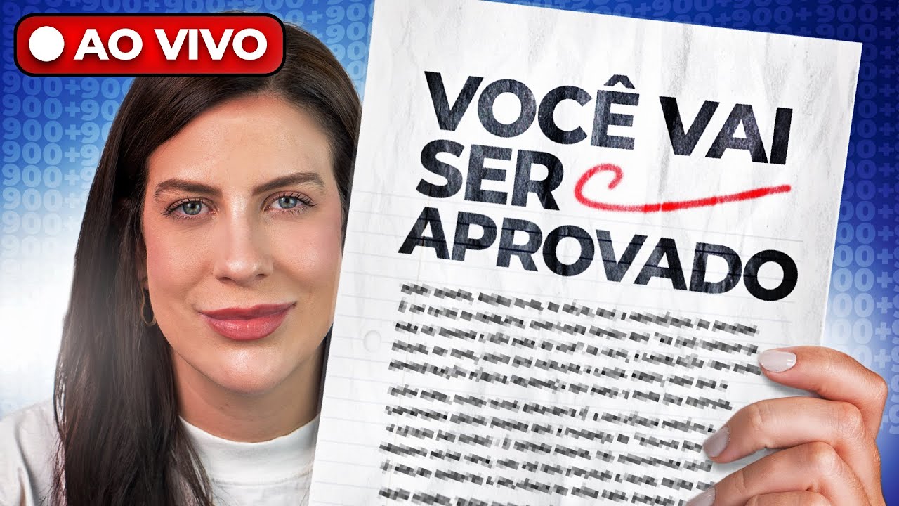 AULÃO DA VÉSPERA: ESTRATÉGIAS de prova para tirar 900+ na REDAÇÃO | ENEM 2024