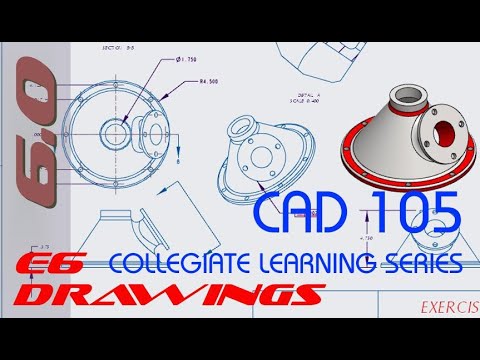E6 Creo Parametric 6.0 - Detailing Drawing Basics Tutorial