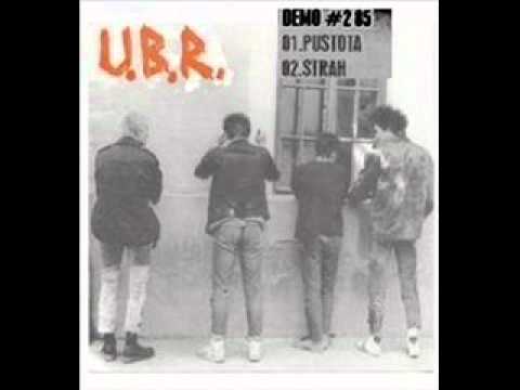 UBR - Pustota / Strah  (hardcore punk Ljubljana)