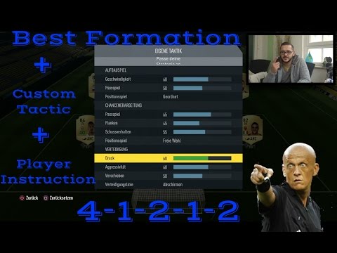 FIFA 17: BEST FORMATION 4-1-2-1-2 BEST CUSTOM TACTIC + PLAYER INSTRUCTION FUT CHAMPIONS deutsch