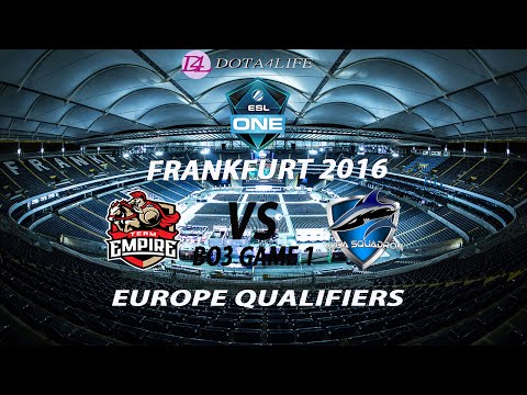 Dota2 ESL one Frankfurt 2016(Europe qualifiers): Team Empire vs Vega game 1 Highlights
