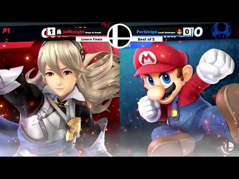 Infiknight (Corrin) vs Perkinips (Mario) - Losers Finals - Fries on a Salad #99