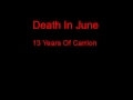 Death In June 13 Years Of Carrion + Lyrics 