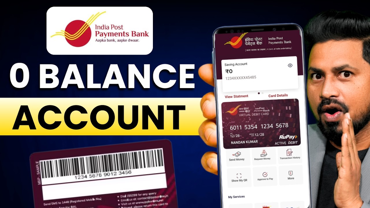 India Post Payment Bank Account Opening Online 2026 || IPPB Zero Balance Account Opening Online