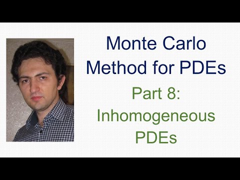 Monte Carlo Method for PDEs - Part 8: Inhomogeneous PDEs