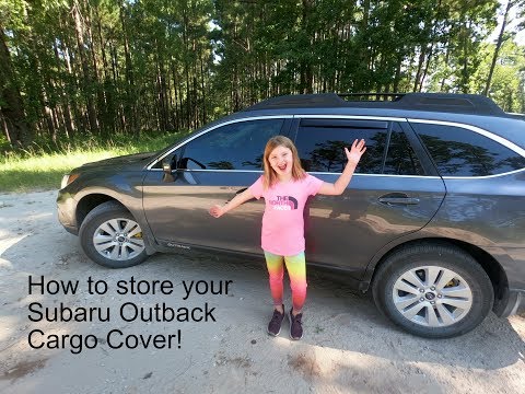 How to store your cargo cover - 2019 Subaru Outback