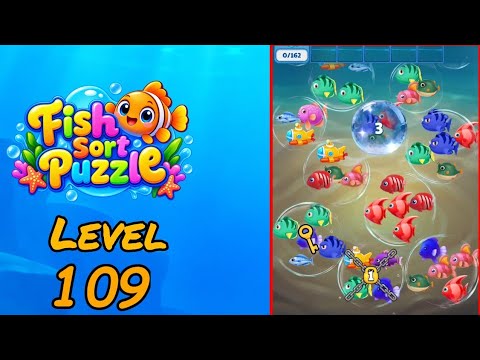 Fish Sort Puzzle Level 109 Walkthrough thumbnail