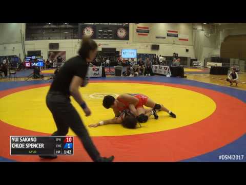 60 RR Rnd 2 - Yui Sakano (Japan) vs. Chloe Spencer (Choker WC)