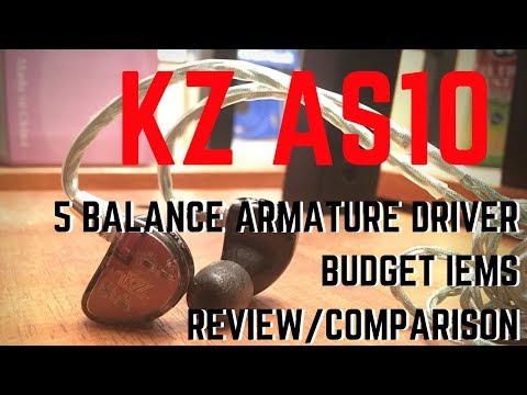 KZ AS10 In Depth Review // KZ ZS10 Comparison// Giveaway