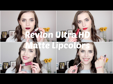 Lip Swatch and Review: Revlon Ultra HD Matte Lipcolors Video