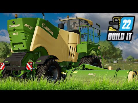LS22 Build It #95 - BIG M im Grünstreifen-Einsatz! Gras für die Biogasanlage - Farming Simulator 22