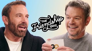 Ben Affleck & Matt Damon Take a Friendship Quiz
