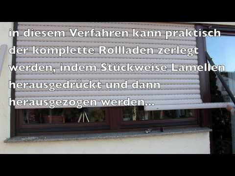 Rolladen Lamellen austauschen ohne Deckel zu öffnen, Option #2, Neubau Rollladen #9