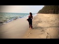 Anupama Parameswaran Enjoying The Beach In Black Hot Saree