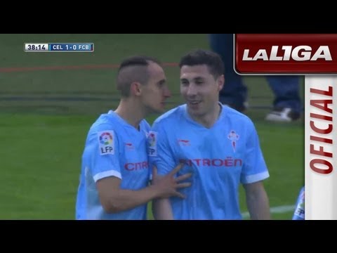 Gol de Insa (1-0) en el Celta de Vigo - FC Barcelona - HD