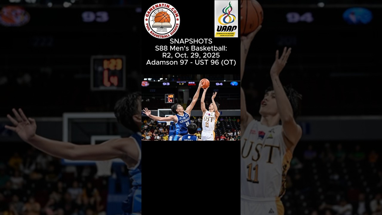Snapshots: Men's Basketball - Adamson 97 - UST 96 (OT)