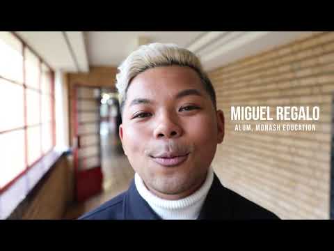 Studying a double degree in Education and Arts at Monash - Meet Miguel Regalo