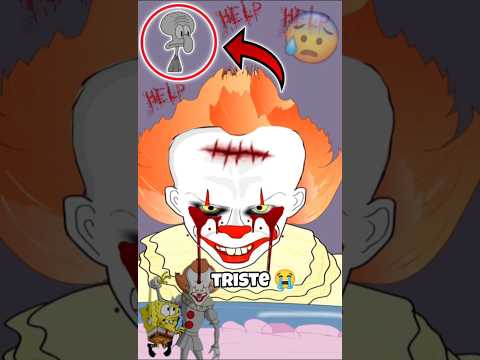 SPONGEBOB ANIMATION: SQUIDWARD BECOMES PENNYWISE 😱