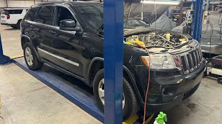 2011-2016 Jeep Grand Cherokee Air Conditioner Compressor Unit Removal. All steps in description