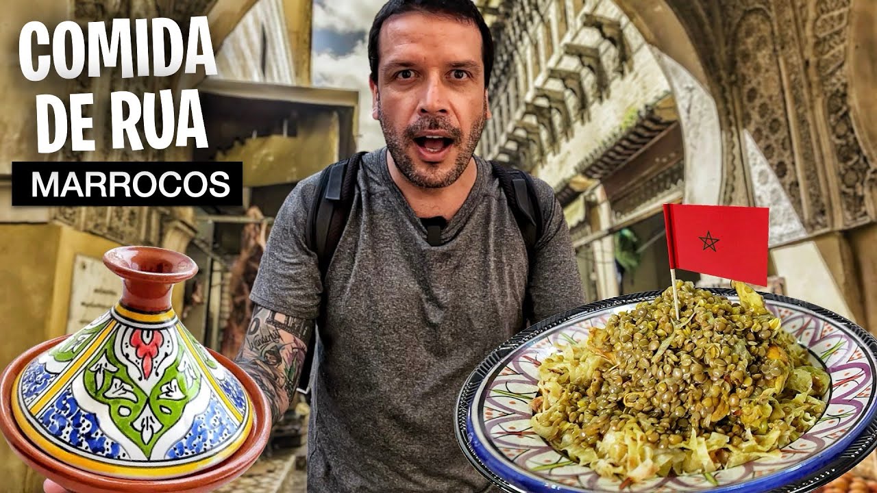 Provando 25 COMIDAS TÍPICAS no Marrocos 🇲🇦 [Documentário Completo]