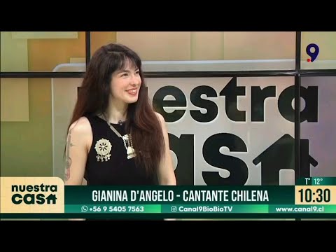 Gianina D'Angelo - Entrevista Canal 9 BioBio TV, Matinal "Nuestra Casa".