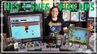 NES and SNES PICK UPS - Including Signed Mike Tyson’s Punch-Out Display!