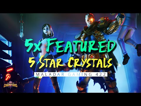 5x 5 Star Featured Crystals Opening - Marvel Contest of Champions