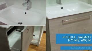 Mobile bagno sospeso Ho.me di Arbi Arredobagno - Mobile bagno con lavabo e specchio contenitore