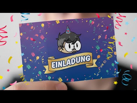 🔴 Deine Einladung: Feier mit mir B-Day! 🎁