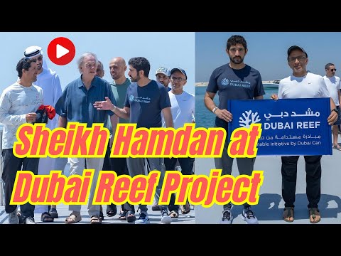 Crown Prince Sheikh Hamdan goes underwater for landmark Reef project