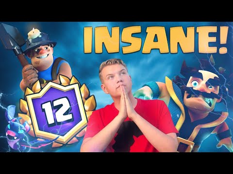 EASY 12-0! Cheap Miner Poison Cycle Control Deck LIVE Grand Challenge Gameplay - Clash Royale