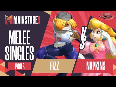 Fizz vs Napkins - Melee Singles: Pools R2 - Mainstage 2021 | Sheik vs Peach
