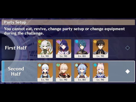 Spiral Abyss 3.4/3.5 | Ayaka freeze & Raiden Shogun hyperbloom [Genshin Impact]