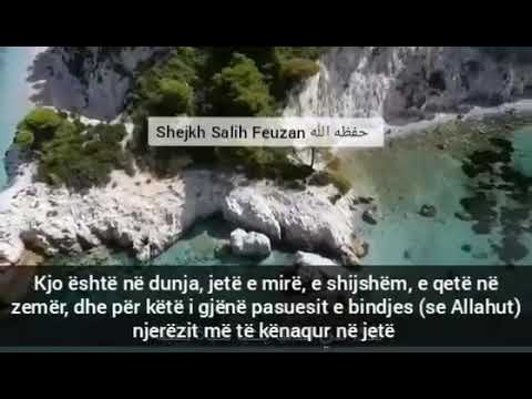 Shejkh Salih Feuzan: Jeta e mirë në Dynja është të jetosh më përmendjen e Allahut