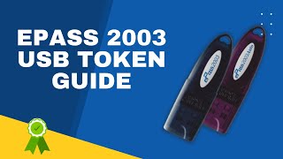 epass 2003 USB Token - How to install epass Digital signature.