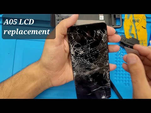 Samsung Galaxy A05 display LCD Replacement/ Samsung A05 LCD screen  fixed